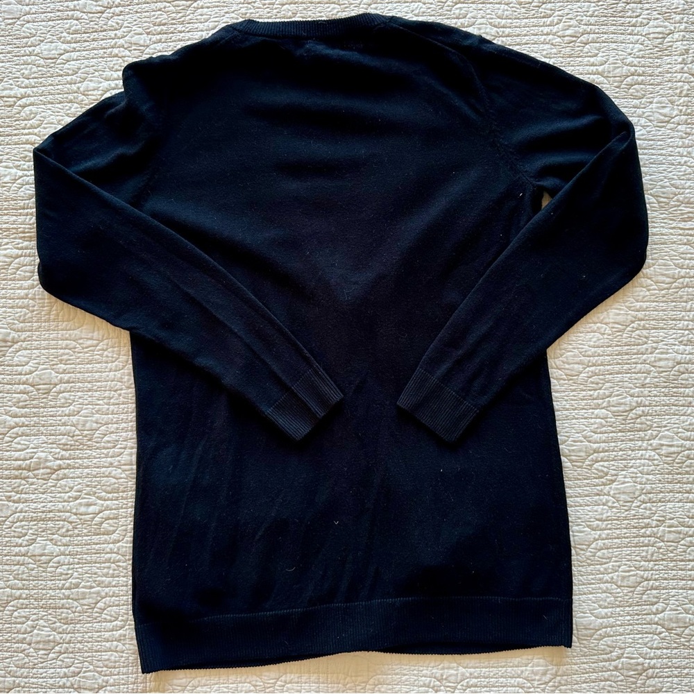 Michael Kors Black Cardigan with Gold Accents- size M - Picture 4 of 5